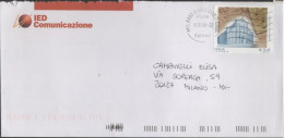 ITALIA - Storia Postale Repubblica - 2003 - 0,41€ Abbazia Di Nonantola (Isolato) - Lettera - Istituto Europeo Di Design - 2001-10: Marcophilia