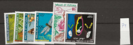 1974 MNH Wallis Et Futuna Year Collection According To Michel Postfris** - Annate Complete