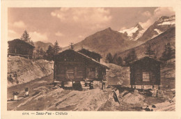 Suisse Saas Fee Les Chalets CPA - Saas-Fee