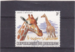 Burundi COB 880 Giraf Dieren Uit Afrika-Animaux D'Afrique 1982 MNH - Usati