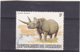 Burundi COB 881 Diceros Dieren Uit Afrika-Animaux D'Afrique 1982 MNH - Used Stamps