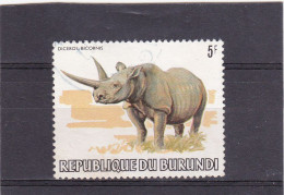 Burundi COB 881 Diceros Dieren Uit Afrika-Animaux D'Afrique 1982 MNH - Usati