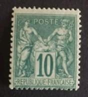 TIMBRE FRANCE TYPE SAGE N 76 NEUF* Ch Très Legere SIGNE COTE +1400€ - 1876-1898 Sage (Type II)