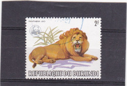 Burundi COB 892 Leo WWF Dieren Uit Afrika-Animaux D'Afrique 1983 MNH - Usati