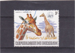 Burundi COB 893 Giraf WWF Dieren Uit Afrika-Animaux D'Afrique 1983 MNH - Used Stamps