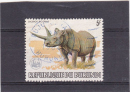 Burundi COB 894 Diceros WWF Dieren Uit Afrika-Animaux D'Afrique 1983 MNH - Usati