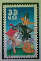 United States, Scott #3306a, Used(o), 1999, Daffy Duck, 33¢, Multicolored - Usados