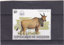 Burundi COB 900 Oryx WWF Dieren Uit Afrika-Animaux D'Afrique 1983 MNH - Usati