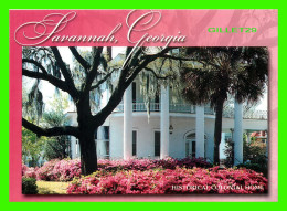 SAVANNAH, GA - HISTORICAL COLONIAL HOME ON WASHINGTON AVENUE - DIXIE POSTCARDS & SOUVENIR SALES - - Savannah