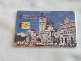 MALAYSIA-(MY-CTF-0025)-Public Payphone System-(61)(CITI FONKAD)(11/95)-(5050090524)-(RM10)-(chip Gold)-mint Card - Maleisië