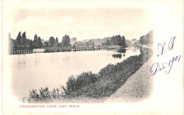 CPA Carte Postale  Royaume Uni London Teddington Lock And Weir 1901   VM82536ok - London Suburbs