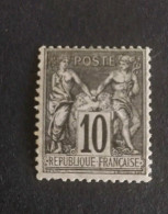 TIMBRE FRANCE TYPE SAGE N 89 NEUF* COTE +60€ - 1876-1898 Sage (Type II)