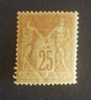 TIMBRE FRANCE TYPE SAGE N 92 SIGNE NEUF** COTE +900€ - 1876-1898 Sage (Type II)
