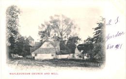 CPA Carte Postale  Royaume Uni Mapledurham Church And Mill 1901 VM82538ok - Otros & Sin Clasificación