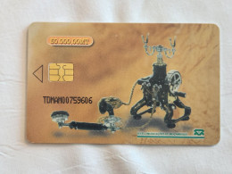 Mozambique-(MZ-TEL-0013)-Telefones Antig-(30)-(TDMAM00759606)-(1/2000)-(50.000.00MT-CHIP)-used Card+1card Prepiad Free - Mozambique