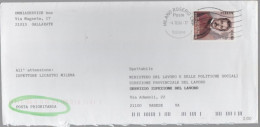ITALIA - Storia Postale Repubblica - 2004 - 0,60€ 50ª Edizione Del Festival Puccini (Isolato) - Lettera - Omniaservice S - 2001-10: Storia Postale