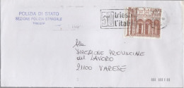 ITALIA - Storia Postale Repubblica - 2004 - 0,45€ Università Degli Studi Di Torino (Isolato) - Lettera - Polizia Di Stat - 2001-10: Storia Postale