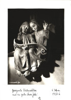 SCULPTURE, FINE ARTS, CHILDREN SINGING, CHRISTMAS, HOLIDAY, CELEBRATION, NEW YEAR, AUSTRIA, POSTCARD - Sculptures