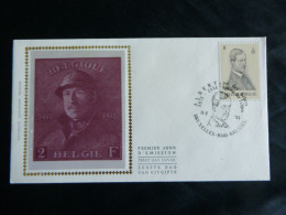 1984 2118 FDC Zijde/soie( Bruxs/Brus) Nice Quality ! : " Albert I " ( Belgisch Koningshuis /  Famille Royale Belge ) - 1981-1990