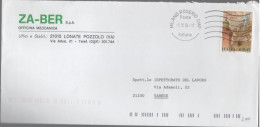 ITALIA - Storia Postale Repubblica - 2004 - 0,45€ Genova Capitale Europea Della Cultura (Isolato) - Lettera - ZA-BER SPA - 2001-10: Storia Postale