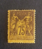 TIMBRE FRANCE TYPE SAGE N 99 NEUF* COTE +400€ - 1876-1898 Sage (Type II)