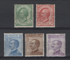 Regno 1906/8 - 2 Serie Leoni/Michetti - Nuovi Gomma Integra - MNH** - Mint/hinged