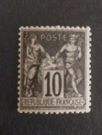 TIMBRE FRANCE #3 TYPE SAGE N 103 NEUF* SIGNE MIRO - 1876-1898 Sage (Type II)