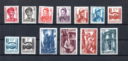 Saar (Germany) 1948 Old Set Definitive/Industry Stamps (Michel 239/51) Nice MLH - Unused Stamps