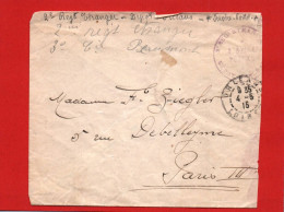 (RECTO / VERSO) ENVELOPPE AVEC CACHET DU 2e REGIMENT ETRANGER - DEPOT D' ORLEANS LE 04/05/1915 - Briefe U. Dokumente