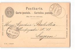 1371 HELVETIA GERRA GAMBAROGNO X LUZERN - Enteros Postales