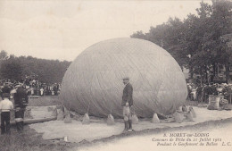 Gonflement Ballon Moret Sur Loing Concours Peche 21/7/1912 - Balloons