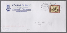 ITALIA - Storia Postale Repubblica - 2005 - 0,45€ Sant'Ignazio Da Laconi (Isolato) - Lettera - Comune Di Ruino - Viaggia - 2001-10: Storia Postale