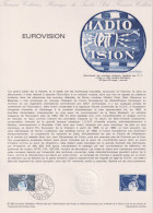 1980 FRANCE Document De La Poste Eurovision N° 2073 - Documenten Van De Post