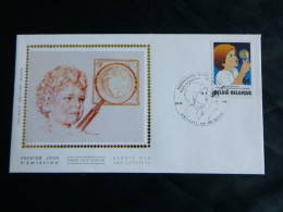 1981 2021 FDC Zijde/soie ( Brus/Brux ) :  "Jeugdfilatelie/Philatélie De La Jeunesse" - 1981-1990