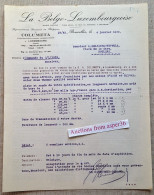 La Belgo-Luxembourgeoise, COLUMETA à Luxembourg, Quai Du Commerce à Bruxelles 1932 - 1900 – 1949