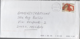 ITALIA - Storia Postale Repubblica - 2005 - 0,45€ Regioni D'Italia, Campania (Isolato) - Lettera - Viaggiata Da Milano P - 2001-10: Storia Postale