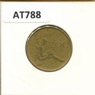 200 LIRE 1980 ITALY Coin #AT788.U.A - 200 Lire