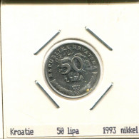 50 LIPA 1993 KROATIEN CROATIA Münze #AS554.D.A - Kroatië