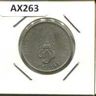 1 BAHT 1972 THAILAND RAMA IX Münze #AX263.D.A - Thailand