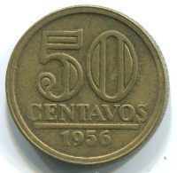 50 CENTAVOS 1956 BRAZIL Coin #WW1156.U.A - Brazilië