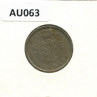 5 FRANCS 1972 DUTCH Text BELGIEN BELGIUM Münze #AU063.D.A - 5 Francs