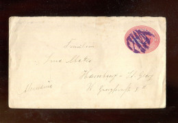 GUATEMALA - 1895, Ganzsachenumschlag Ascher Nr. 5 Nach Hamburg (B2430) - Guatemala