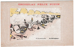 Chromo Felix Potin, A La Poursuite Du Délinquant - Félix Potin