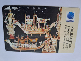 INDONESIA MAGNETIC/TAMURA  100  UNITS /  SALING BOATS         MAGNETIC   CARD    **17188** - Indonesia