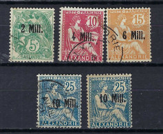 FRANCE Alexandrie Ca.1921-25: Lot D'obl., B à TB - Used Stamps