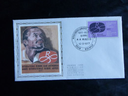 1977 1838 FDC Zijde/ Soie/silk ( Elewijt) :  "Internationaal Rubensjaar- Année Intern.Rubens" - 1971-1980