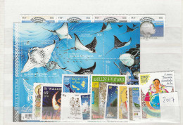 2017 MNH Wallis Et Futuna Year Collection ALMOST Complete Postfris** - Annate Complete