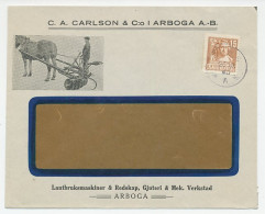 Illustrated Cover Sweden 1940 Plowing - Horse - Landbouw