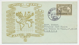 Cover / Postmark Portugal 1952 Atlantic Pact  - OTAN