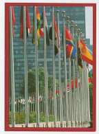 Postal Stationery United Nations 1989 Row Of Flags - ONU